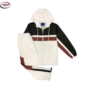 Nuevos conjuntos de cortavientos transpirables multicolores, trabajo de Panel de estilo personalizado, chándales estampados con estilo, tallas grandes, precio al por mayor de otoño - Product Image 1