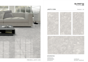 Carreaux de céramique de luxe en pierre complète 600x1200 porcelaine pour installations de loisirs d'hôtel carreaux de cour de centre commercial antibactérien chambres - Product Image 5