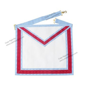 Tablier maçonnique Regalia brodé à la main de haute qualité Tabliers maçonniques de maître de haute qualité - Product Image 3