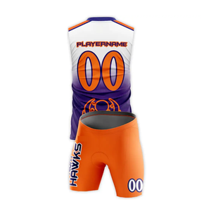 Secado rápido transpirable 100% poliéster 7v7 Conjunto de camiseta de fútbol hombres jóvenes logotipo personalizado diseño sublimación 7on7 uniformes - Product Image 2