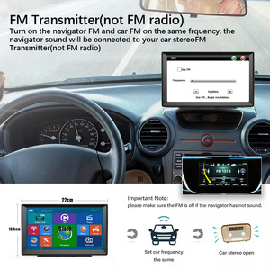 Actualizaciones de mapas gratuitas de por vida de países de Europa, pantalla táctil capacitiva grande de 9 pulgadas en varios idiomas, GPS para coche, camión, navegación GPS 3D - Product Image 5