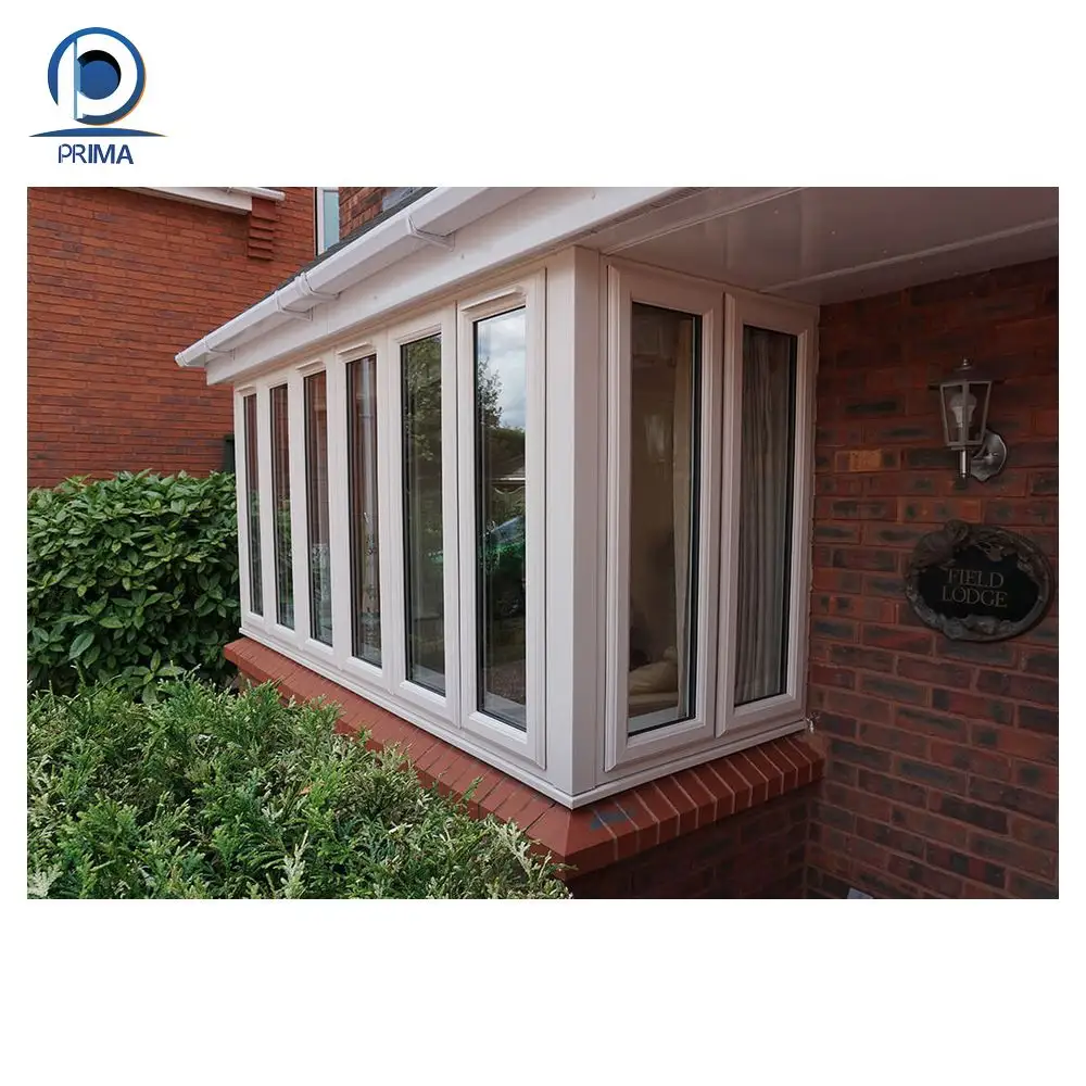2024 finestre in PVC personalizzate di alta qualità per la casa a basso prezzo Slding UPVC finestre fisse in PVC profilo Tilt & Turn Windows