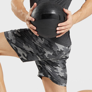 Venta al por mayor pantalones cortos de fitness de secado rápido de alta calidad de encargo de los hombres de nylon respetuoso del medio ambiente pantalones cortos de pista de entrenamiento - Product Image 4