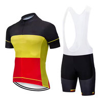 Último Diseño en Ropa Deportiva, Traje de Ciclismo de Manga Corta, Uniforme para Bicicleta de Montaña, Tallas Grandes, Conjuntos de Culotes Cómodos, Transpirables y Ligeros