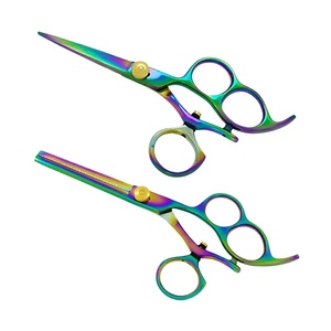 Professional Beauty Salon Hairdressing Scissors <b>Set</b> Stainless Steel <b>Barber</b> Thinning Shears Sharp Right-Handed for Home Personal - Product Image 1