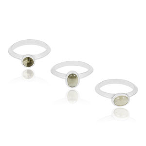 Anillo apilable de piedras preciosas de cuarzo lila de Plata de Ley 925, diseño clásico, ajuste de bisel de joyería fina para fiestas directamente exportadas - Product Image 6