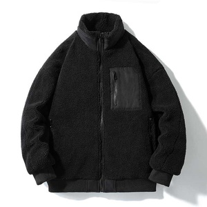 Veste en polaire oversize, nouvelle vente chaude en gros, automne, haute qualité, hommes, capuche, devant unisexe - Product Image 5