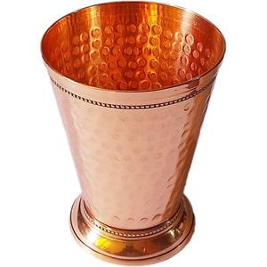 Verre en cuivre martelé au design vintage unique Verre en cuivre pur Fabricant de gros Taille personnalisée en gros - Product Image 2