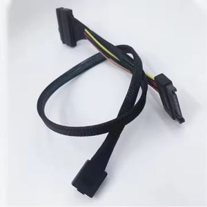 Mini Sas Oculink 4i Pcie 4.0 Nvme Sff-8611 90 Graden Elleboog Naar 8639 U.2 Datakabel Voor Sdd T Gegevensoverdracht Gen4 - Product Image 3