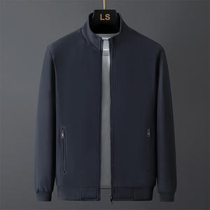 Chaqueta Bomber de satén con Logo personalizado, chaqueta de carreras con parche bordado - Product Image 3