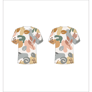 เสื้อยืดผู้ชายสีดำแดงขาวลายจุด แขนสั้น คอกลม ทรงปกติ สวมใส่สบาย 100% Trackstar OEM แบรนด์ส่วนตัว TSI-G05-P0640 - Product Image 3