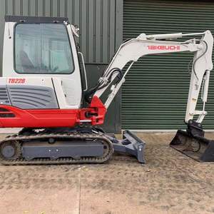 Excavadoras compactas mini Takeuchi TB216 usadas en venta - Product Image 3