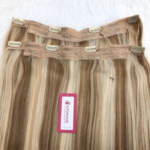 Extensión de cabello Remy de doble estiramiento recto sedoso de alta calidad 100%-Paquete de cabello con Clip vietnamita crudo con UPS FedEx DHL Shipping - Product Image 3