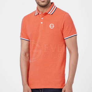 Vente en gros de polos de golf imprimés au design bon marché t-shirts à manches courtes uniformes avec broderie de logo personnalisé polos pour hommes - Product Image 2