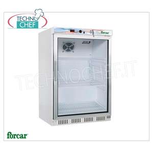Réfrigérateur électrique Technochef à 1 porte en acier inoxydable, capacité 130 L, température réglable Modèle statique +2/+8°C G-ER200G Classe B pour boissons - Product Image 1