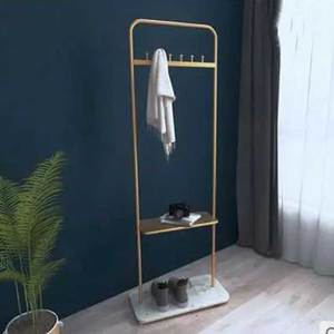 KPT68028 Modern Double Bathroom Towel Rack Iron and Steel Powder-Coated Frame with <b>Heater</b> for Home or Hotel - Product Image 2