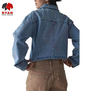 Premium Women's Zipper <b>Denim</b> <b>Jacket</b> for Casual and Daily Wear with Soft Feel Fabric and Timeless Design - Product Image 3