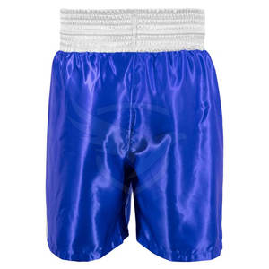 Short de boxe à bas prix Short de boxe avec logo personnalisé Short de boxe taille personnalisée Jiu Jitsu Kimono fabriqué au Pakistan - Product Image 3