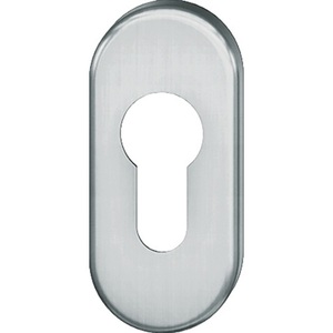 Roseta de aluminio para llave 17 1757 Oval FSB 0105 PZ - Paquete de 2 placas para puerta - Product Image 1