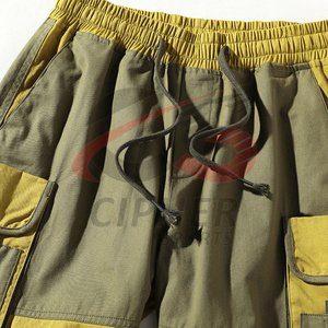 Pantalones cortos cargo de utilidad de fabricación OEM para hombre, ropa de calle, pantalones cortos con múltiples bolsillos, Bermudas, pantalones cortos cargo de nailon para hombre - Product Image 4