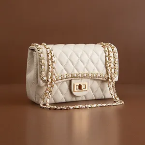 Bolsos de Hombro Retro Cruzados para Mujer, Tendencia 2025, Duraderos, con Cierre de Cremallera, Cuadrados, Impermeables, Personalizables, de Cuero, al por Mayor - Product Image 1