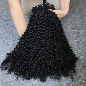 Hot Trending 100% Virgin Vietnamese Human Hair Natural Black Deep Wave Machine Trama Doble - Product Image 4