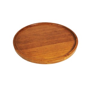 Placa de cargador de lujo de madera de Acacia Natural clásica de llegada superior diseño atractivo hecho a mano debajo de la placa - Product Image 1
