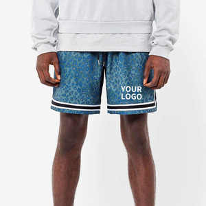 Personnalisé Hommes Casual Été Vintage Basketball Sport Running Mesh Shorts 5 "Entrejambe Taille Élastique Respirant Séchage Rapide Complet - Product Image 4