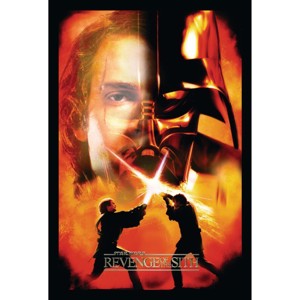Star Wars Episode III Revenge of the Sith <b>Poster</b> Black Frame Paper Wall Decor - Product Image 1