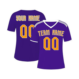 Maillot de football à manches courtes personnalisé uniforme de sport personnalisé avec n'importe quel numéro et nom grand cadeau pour les jeunes hommes - Product Image 6