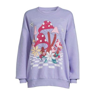 Sudadera Extra Grande para Mujer con Cuello Redondo, Sudadera Estampada Transpirable de Invierno, Informal, con Logotipo Frontal, Impresión Personalizada al por Mayor - Product Image 4