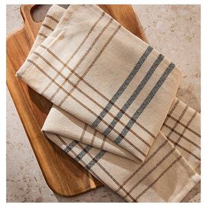 Toallas certificadas GOTS de algodón orgánico 100% de cocina de color oxidado personalizables para lavado de bodas paño de cocina de estilo gofre liso - Product Image 2