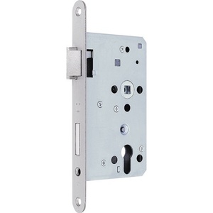 Panic Mortise Lock 1201 Panic Function E-Rounded Stainless Steel BKS 20/65/72/9mm DIN for <b>Door</b> <b>Window</b> <b>Accessories</b> Left Side - Product Image 1