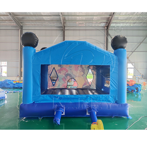 บ้านลมเป่าลมขนาดใหญ่สำหรับเชิงพาณิชย์ ทำจาก PVC สำหรับใช้งานกลางแจ้ง  ปราสาทกระโดดขนาดใหญ่  บ้านลมเป่าลมความจุมาก - Product Image 1