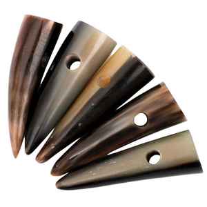 Eco Friendly High Quality Angel Style Cow Horn <b>Toggle</b> <b>Buttons</b> Elegant Buffalo Horn <b>Toggle</b> for Winter Blazers Clothing Wholesale - Product Image 1