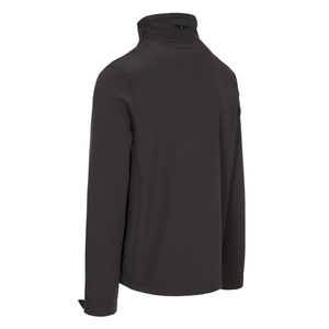 Chaqueta Softshell impermeable a prueba de viento para hombre con cuello levantado logotipo personalizado lona para senderismo al aire libre y aventuras en la montaña - Product Image 4