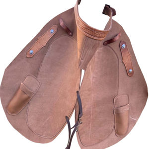 Tablier professionnel en cuir pour maréchal-ferrant, durable, réutilisable, vêtement de travail pour clinique vétérinaire, couleur noire - Product Image 5