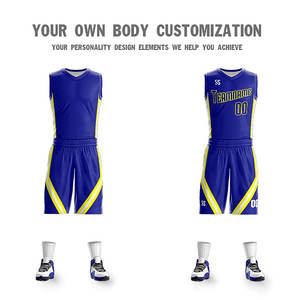 Vente flash - Ensemble de maillots de basket-ball de nouvelle conception, taille plus, logo personnalisé, fabrication directe, haute qualité, vêtements de sport en polyester BSCI - Product Image 3