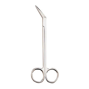 Ciseaux de dissection dentaire pour sutures, ciseaux de laboratoire pour tissus gingivaux, dentelés, en acier T/C, manuels, 16,5 cm, certifiés CE, garantie 1 an - Product Image 1