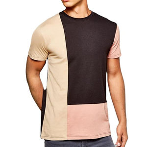 Camisetas al por mayor nueva moda Unisex manga corta mejores hombres verano algodón camiseta Casual estilo sólido hecho en Pakistán - Product Image 1