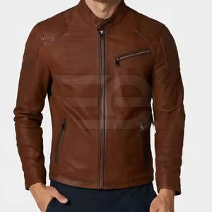 Chaqueta de Cuero para Hombre, Estilo Urbano y Elegante, Ropa de Invierno, Prenda de Cuero Resistente, Prenda de Primera Calidad - Product Image 3