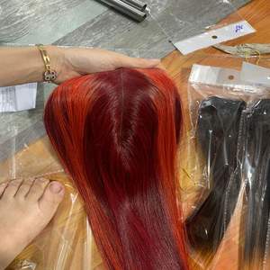 ผมตรง Remy สีน้ำตาลดำแบบไม่ผ่านกระบวนการผมบริสุทธิ์100% ผมสตรีจากเวียดนามขายส่งจากโรงงานทั่วโลก - Product Image 1