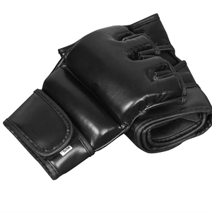 Gants MMA Ultimate Shock Absorption Gel-Infused Cuir et PU Imprimé Style Sparring Équipement de boxe pour l'entraînement sportif - Product Image 1