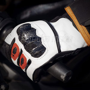 Guantes de moto de diseño de nueva llegada Guantes de moto genuinos reales Guantes de moto de vaca - Product Image 5