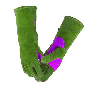 Guantes DE TRABAJO multifuncionales para soldar, los mejores guantes de trabajo de soldadura de cuero completamente dividido, el más nuevo estilo de tendencia, guantes de trabajo cómodos para soldador - Product Image 6