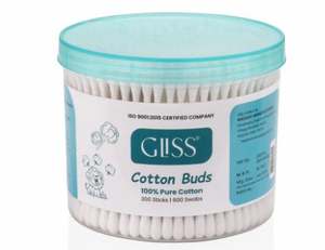 Coton-tiges en coton naturel de qualité supérieure pour l'hygiène des oreilles et les soins de beauté, 300 bâtonnets, coton-tiges à double tête lisses - Product Image 2
