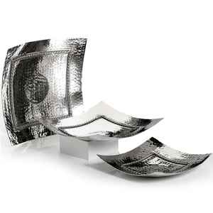 Bandeja de Servir Desayuno de Madera de la Mejor Calidad, Bandeja de Almacenamiento de Alimentos de Metal Dorado Martillado Estilo Árabe Personalizada para Decoración del Hogar y Hoteles - Product Image 6