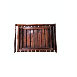 Cuenco de madera para servir Madera de Acacia con bordes de corteza Producto de Venta caliente Cuenco decorativo de madera de mango con corteza de árbol Hecho EN LA India - Product Image 6