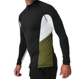 OEM Personnalisé Rash Guards pour Hommes Respirant à Séchage Rapide Haute Qualité 2025 Compression Sublimation Imprimé Vêtements de Sport Prix de Gros - Product Image 4
