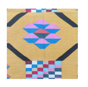 Haute qualité Jute coton luxe tissé à la main tapis brodés géométrique Vintage Design tapis et paillassons ensemble - Product Image 4